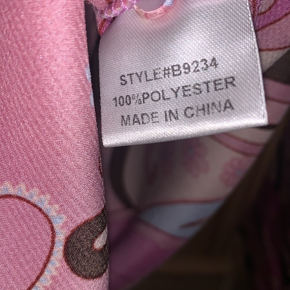 JODIFL Pink and Purple Long Sleeve Button Down Shirt - Picture 4 of 4